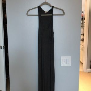 Gray maxi dress